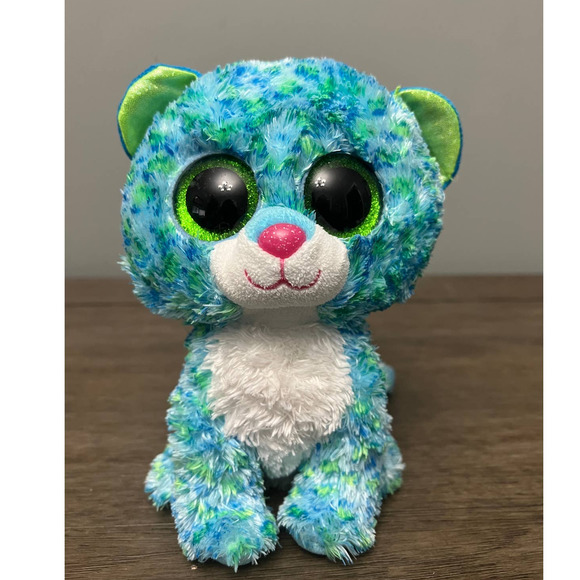 TY Beanie Boos Leona the Leopard 8" - Picture 1 of 5